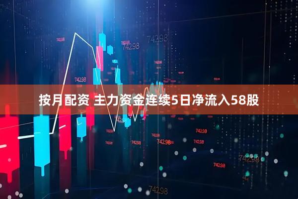 按月配资 主力资金连续5日净流入58股